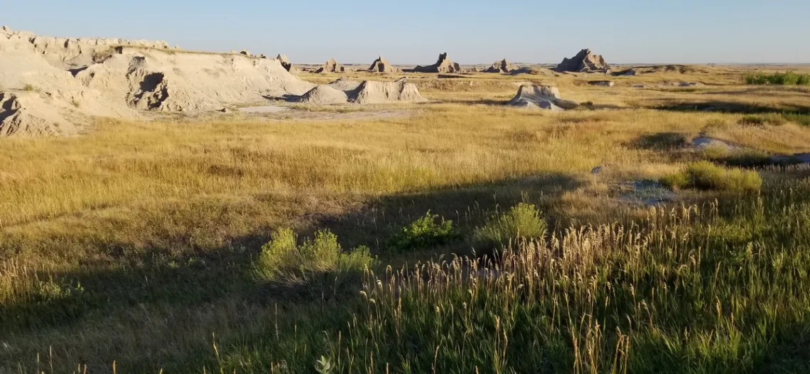 Badlands National Park, at a scenic overlook