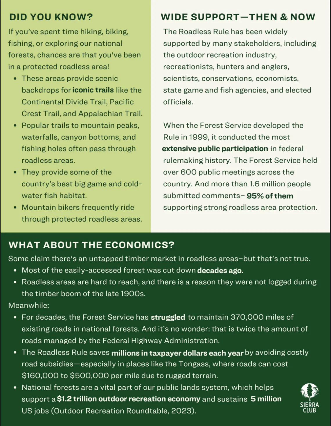 Protecting our oldest forests fact sheet page 2