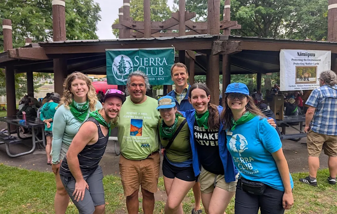 A smiling group of Sierra Club staffers