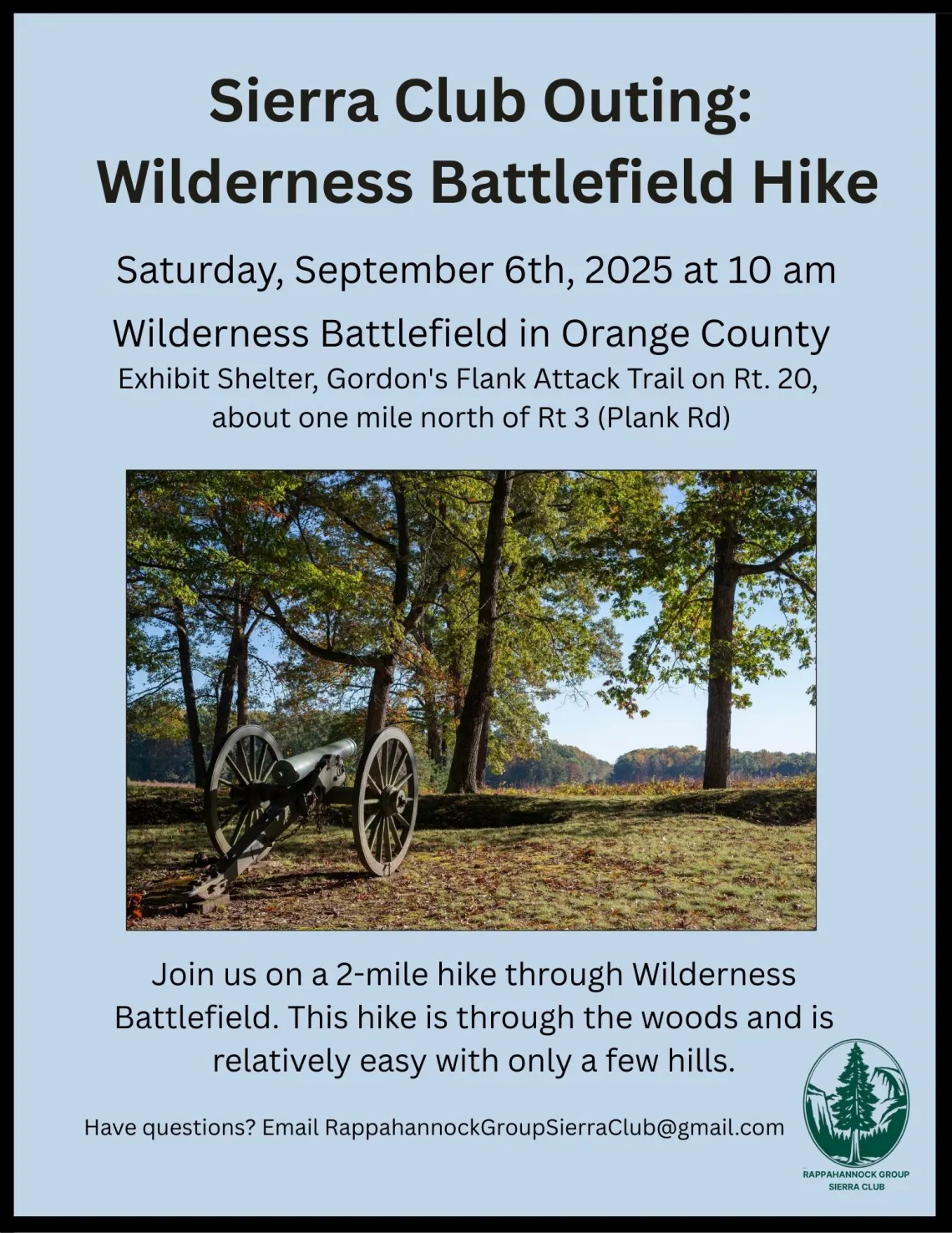 Wilderness Battlefield Hike