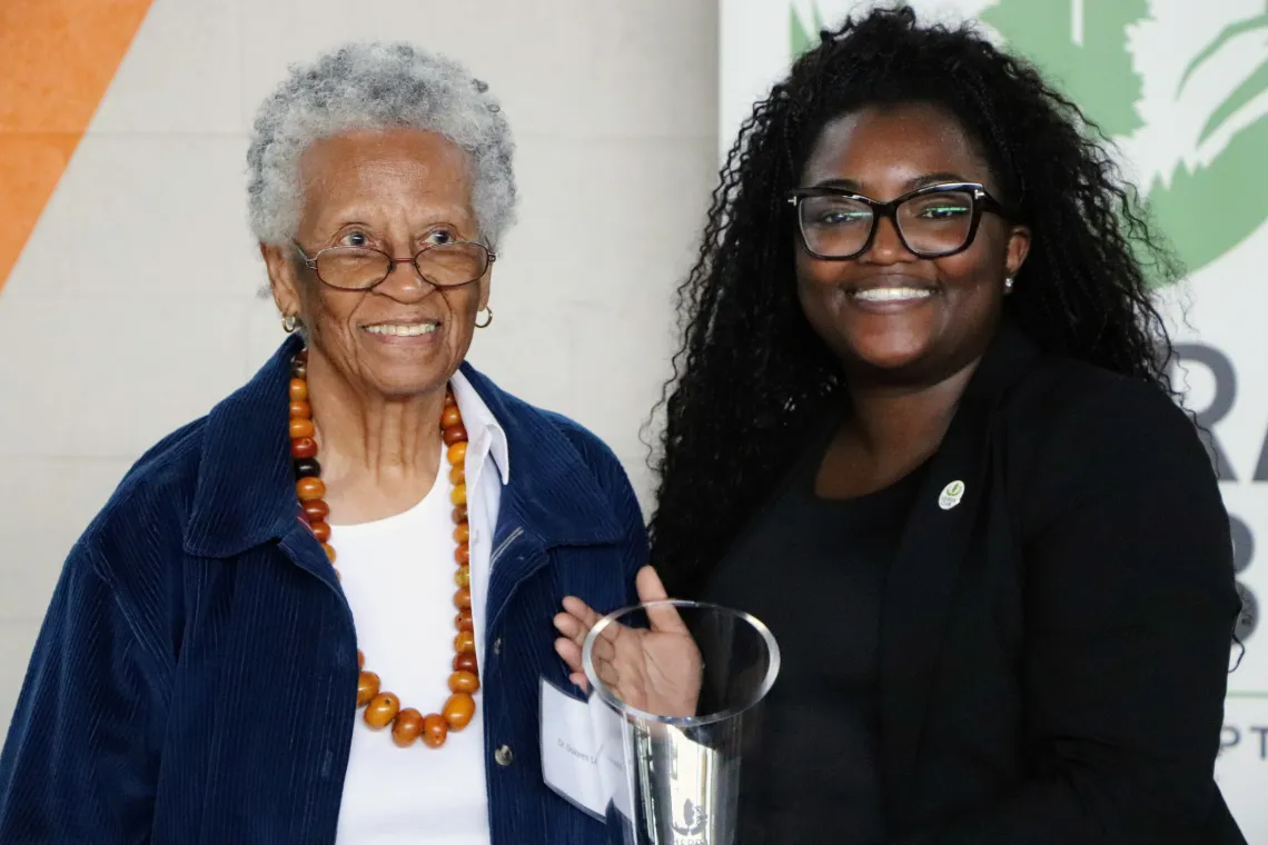 Dr. Dolores Leonard and Elayne Coleman