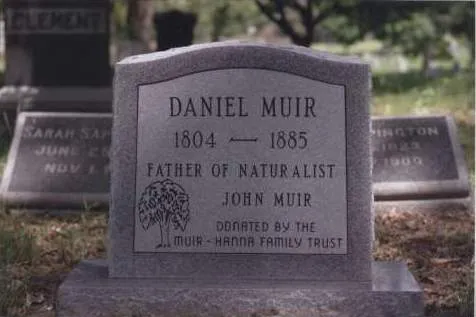 Headstone of Daniel Muir