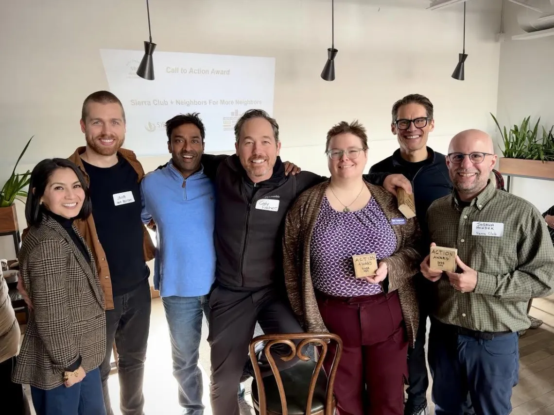 Sustainable Developer Collaborative co-founders with Action Award recipients Neighbors for More Neighbors and Sierra Club