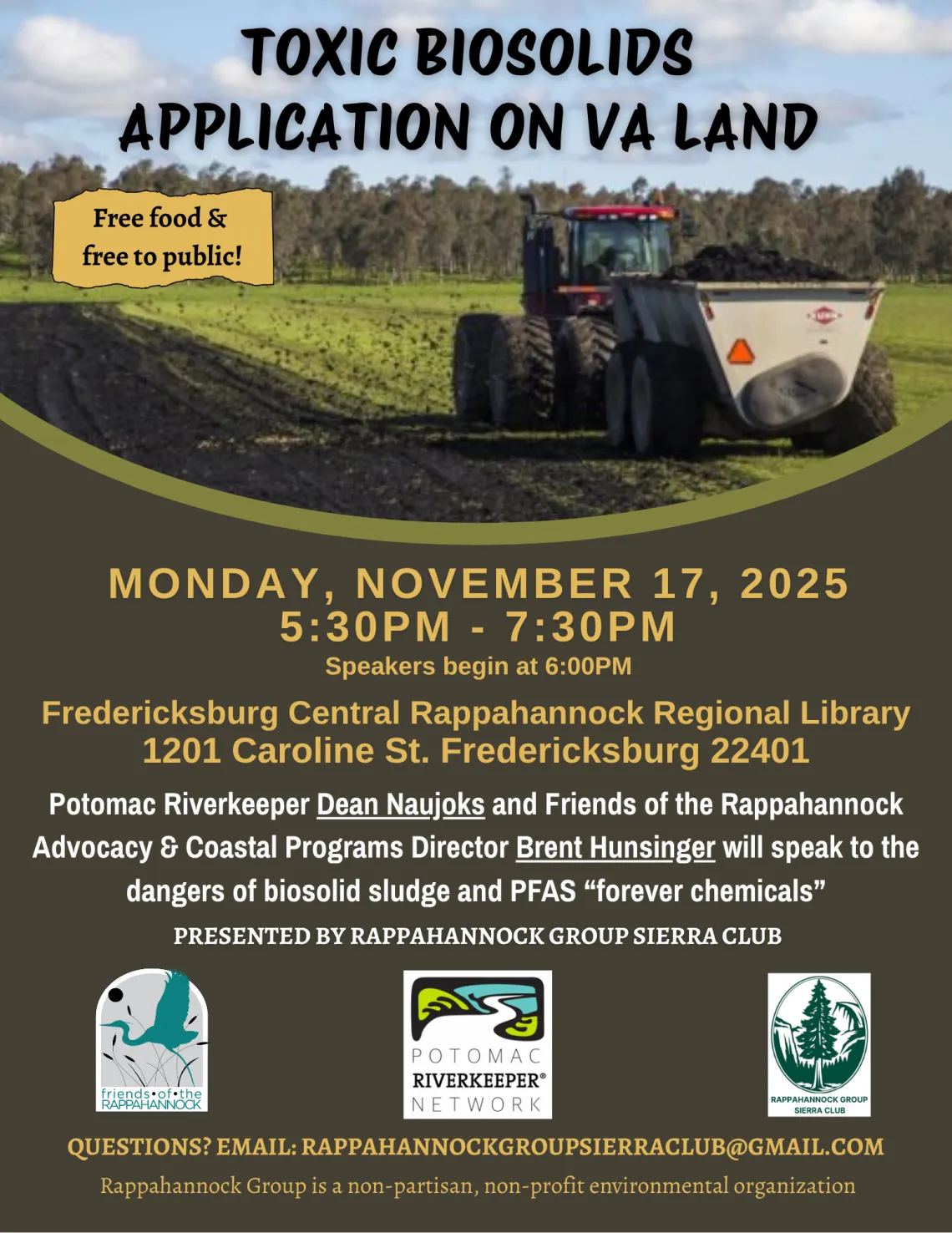 Toxic Biosolids on VA Land