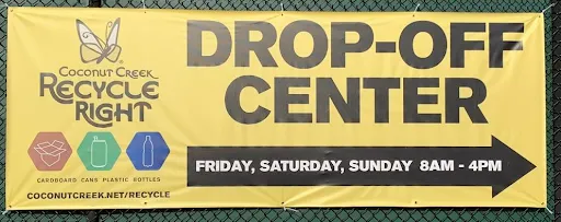 Drop-Off Center Sign