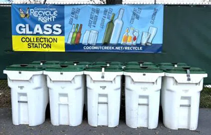 Glass Collection Station