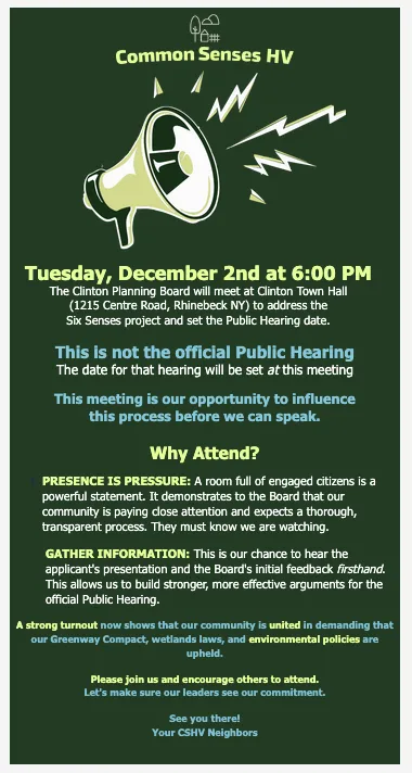 Show Up for Clinton’s Future