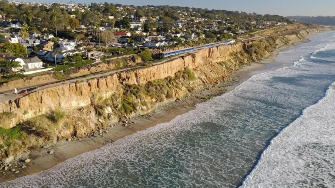 Cliffs by sea