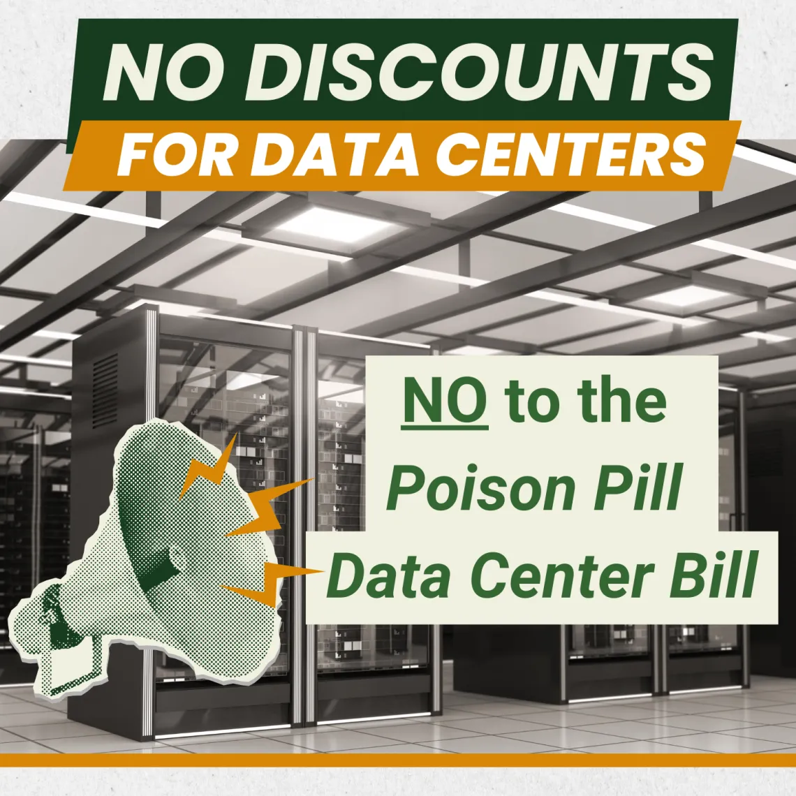 No to the Poison Bill Data Center Bill