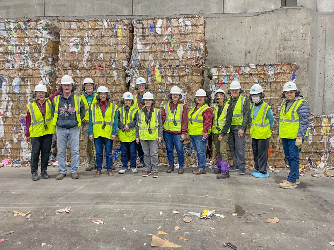Recycling tour