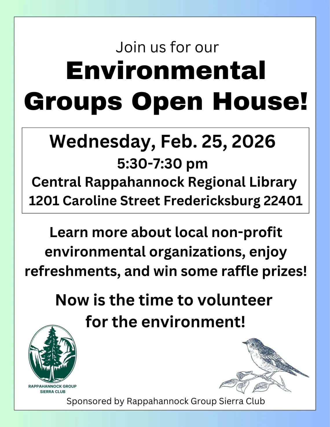 Environmental Groups Open House