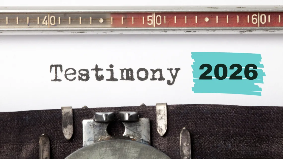 Testimony 2026