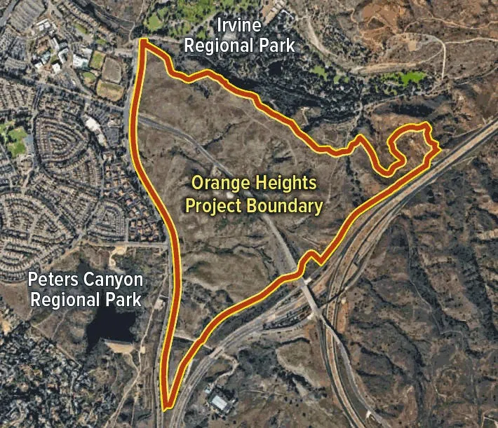 Orange Heights Project Boundary Map