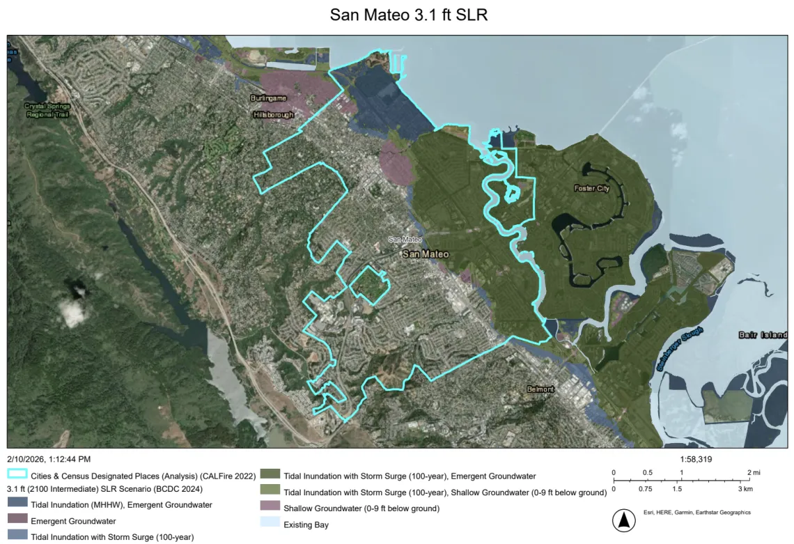 San Mateo 3.1 ft SLR