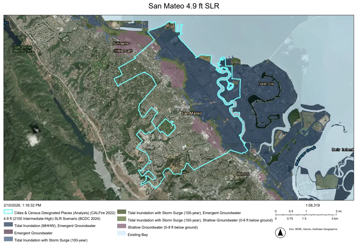 San Mateo 4.9 ft SLR