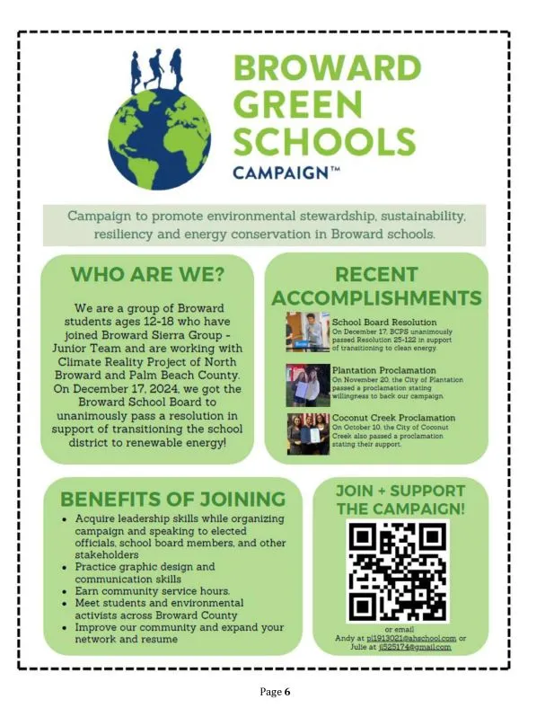 2025 Green School Campaign Flyer V2