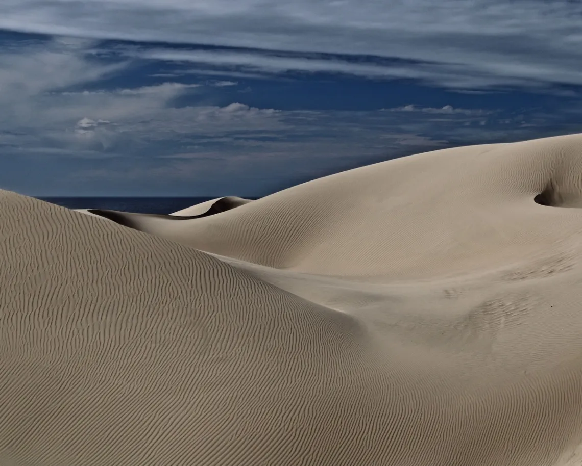 Oceano Dunes with ocean in background