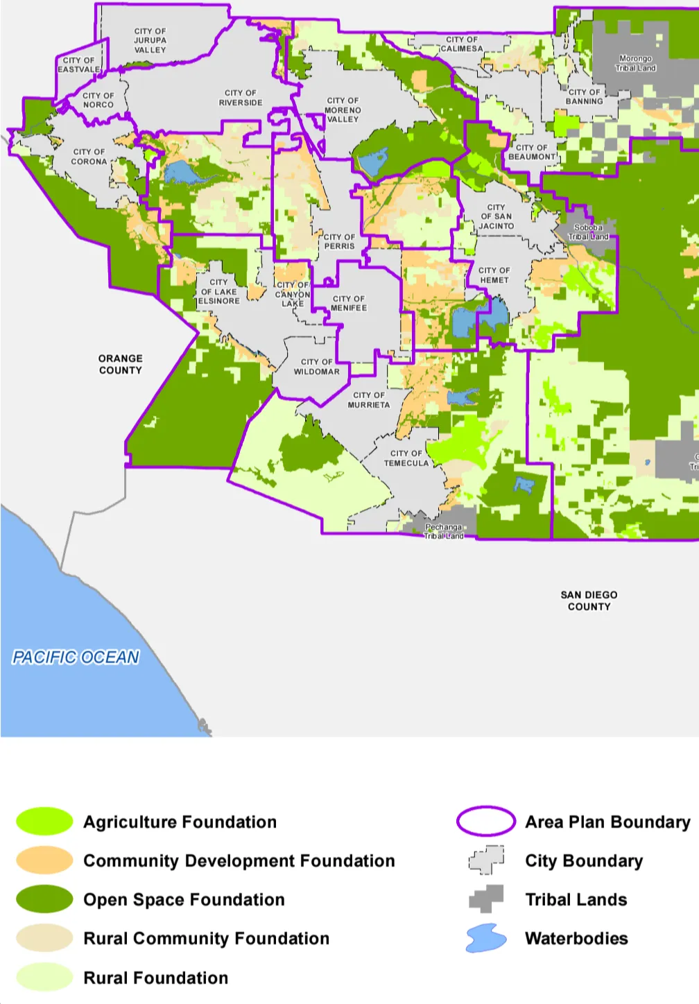 (Western) Riverside County Land Use Map