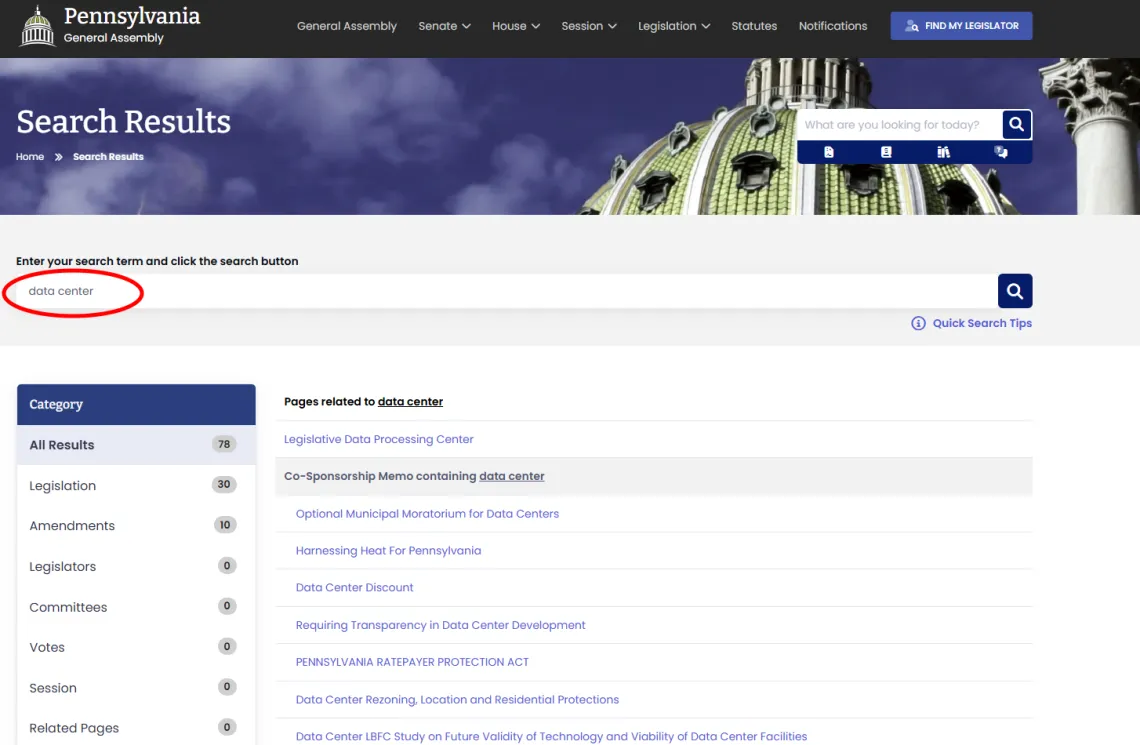 pa legis search