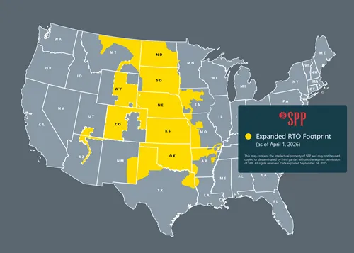 SPP's Map of Extended Territory