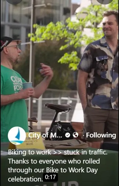 ierra Club Senior Program Manager Joshua Houdek discusses transportation policy with BikeMN Communications Manager Erik Noonan in this Bike to Work Day social media video.