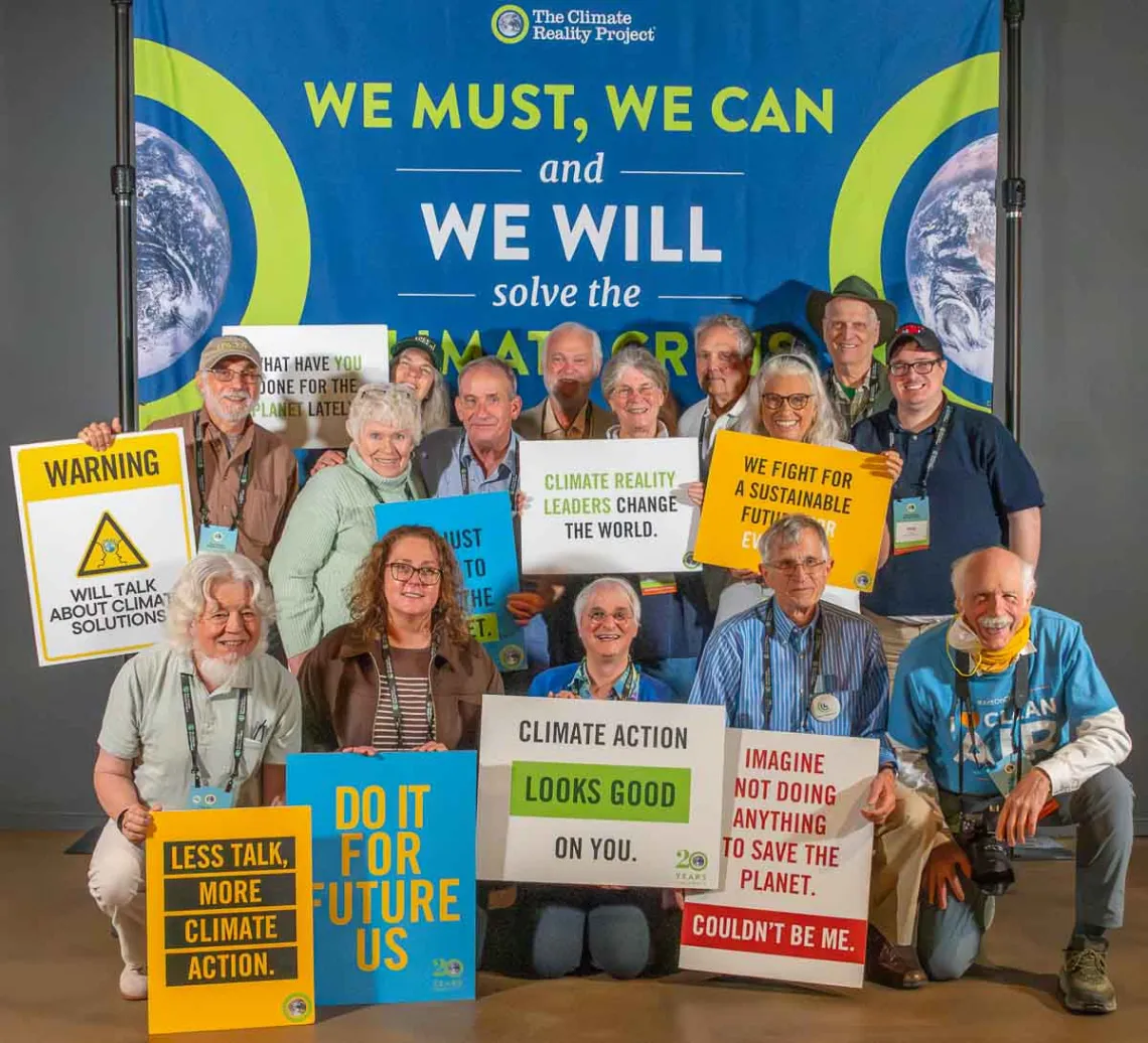 Sierra Club members at Climate Reality training 