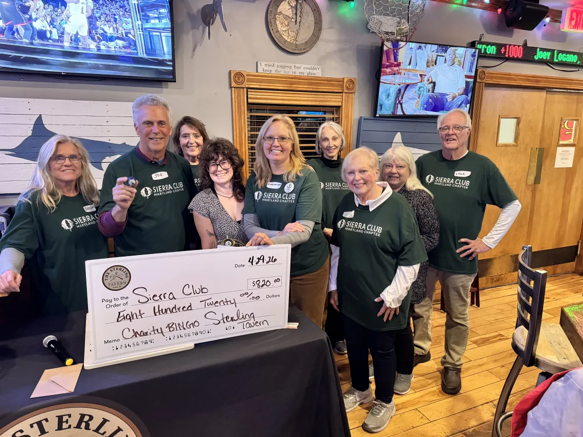 Bingo to support the Sierra Club Lower Eastern Shore Group