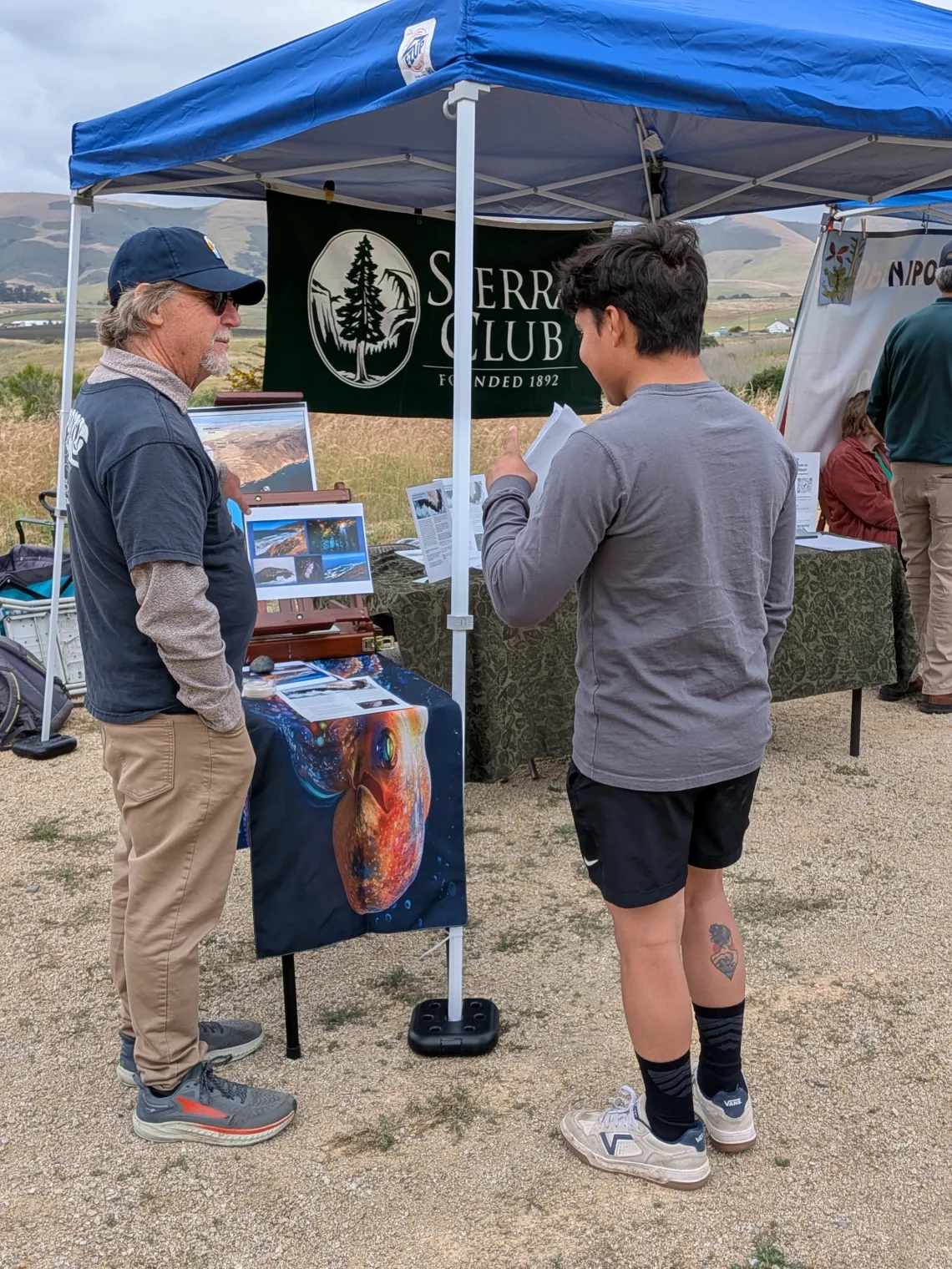 Herb Kandel sharing about Point Sal at Nipomo Nature Fest