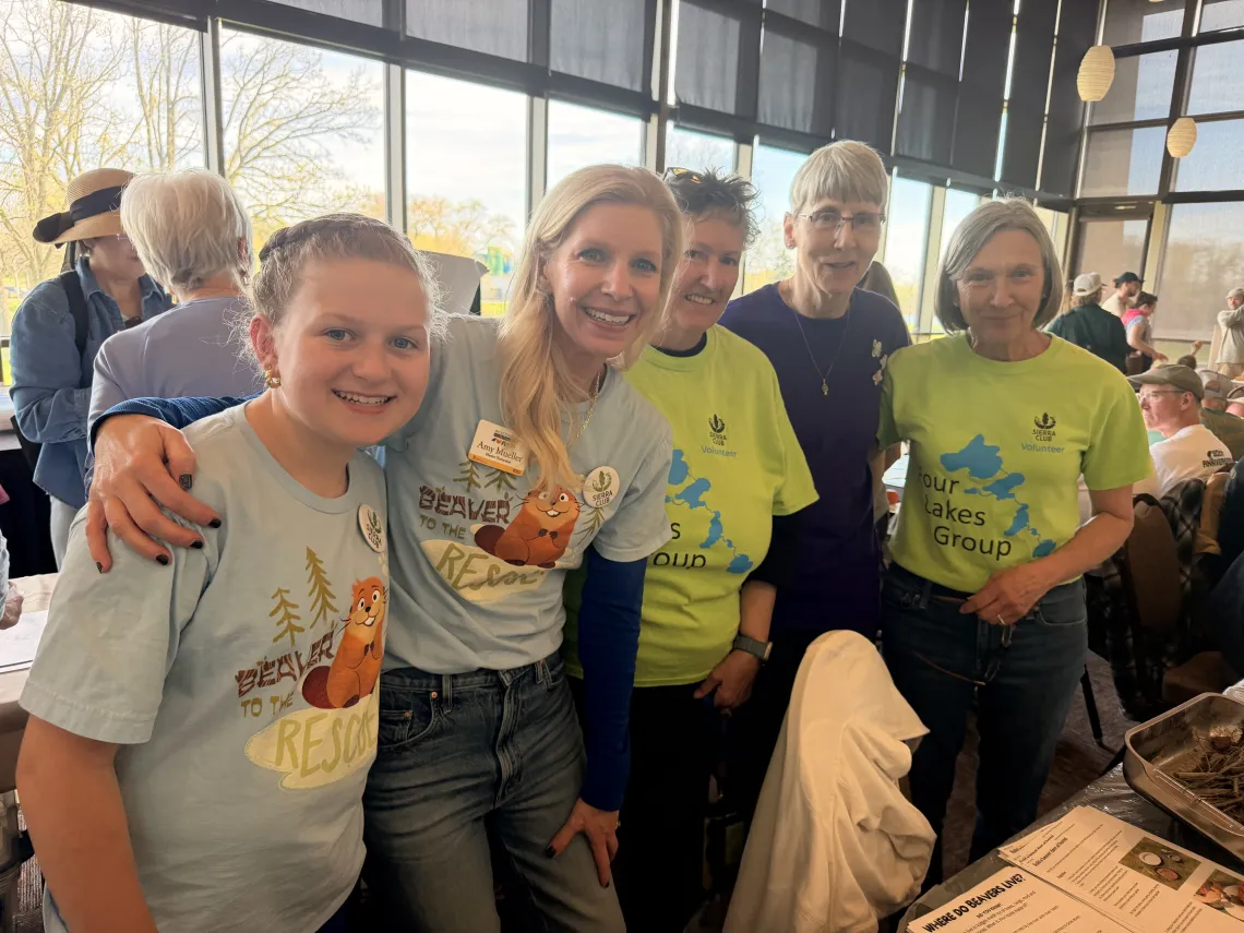 Amy, Ava, Dianne, Jenny, and Sue at Bird and Nature Festival