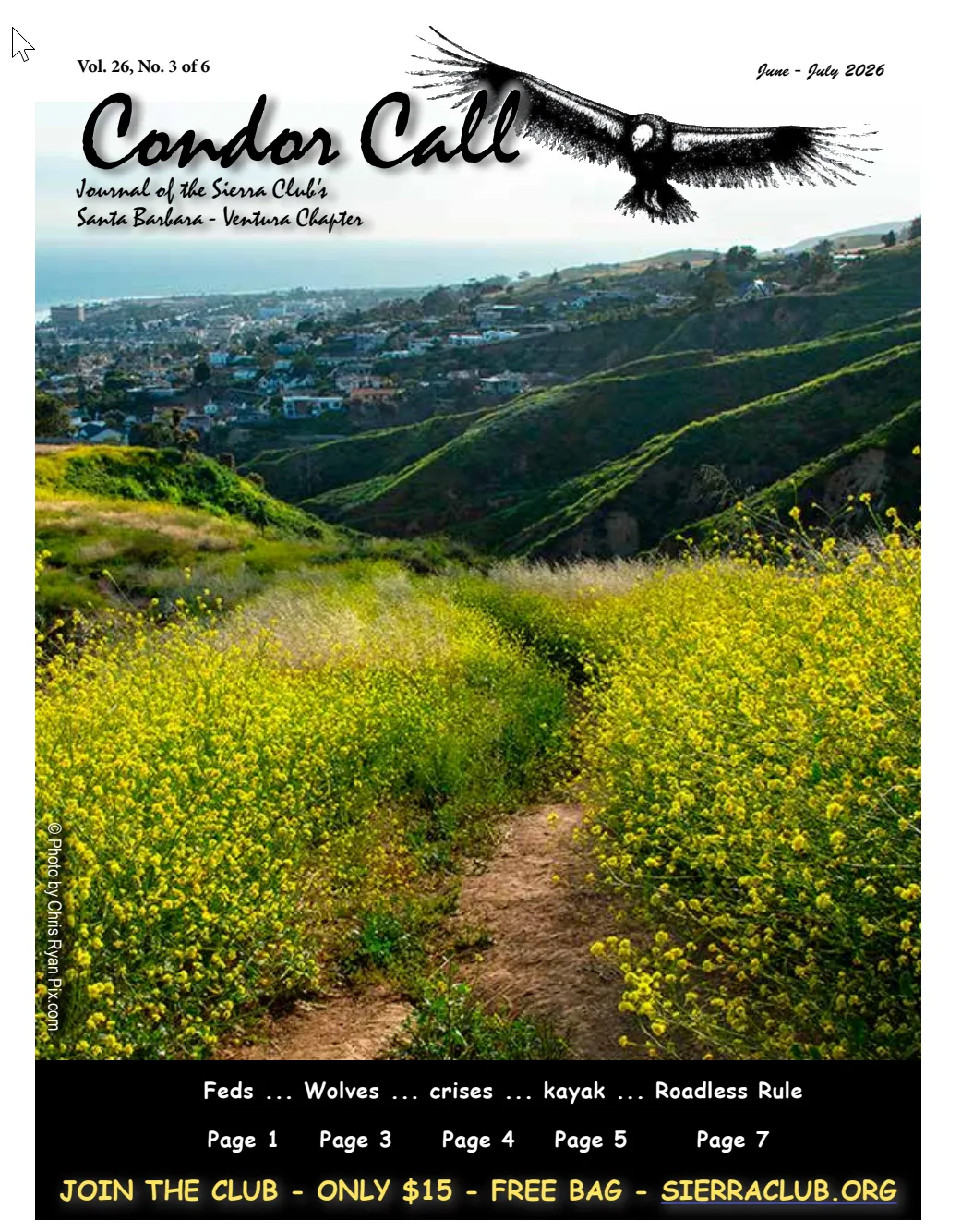 June-July 2026 Condor Call newsletter