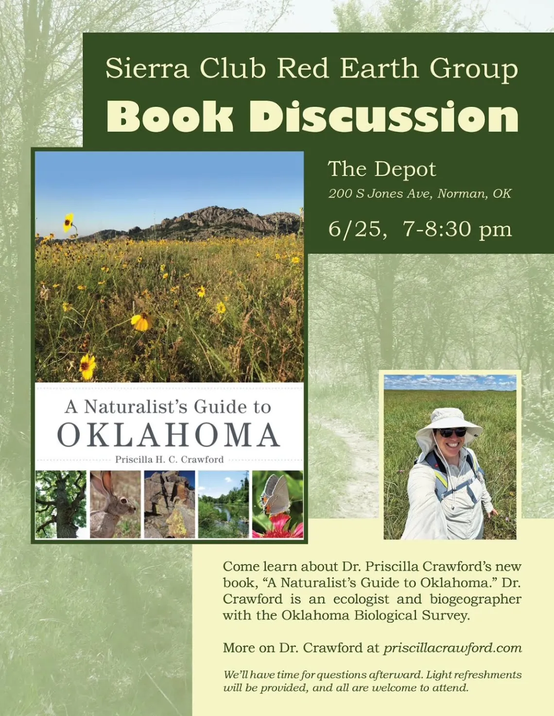 Book discussion at The Depot