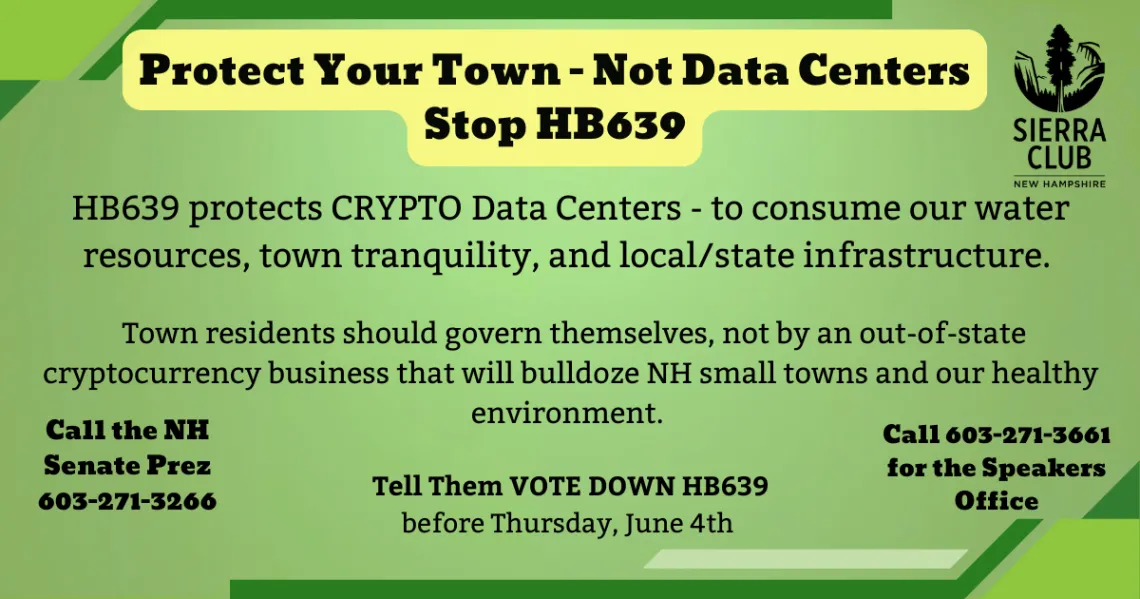 2026 Stop the Crypto Data Center Protection Bill