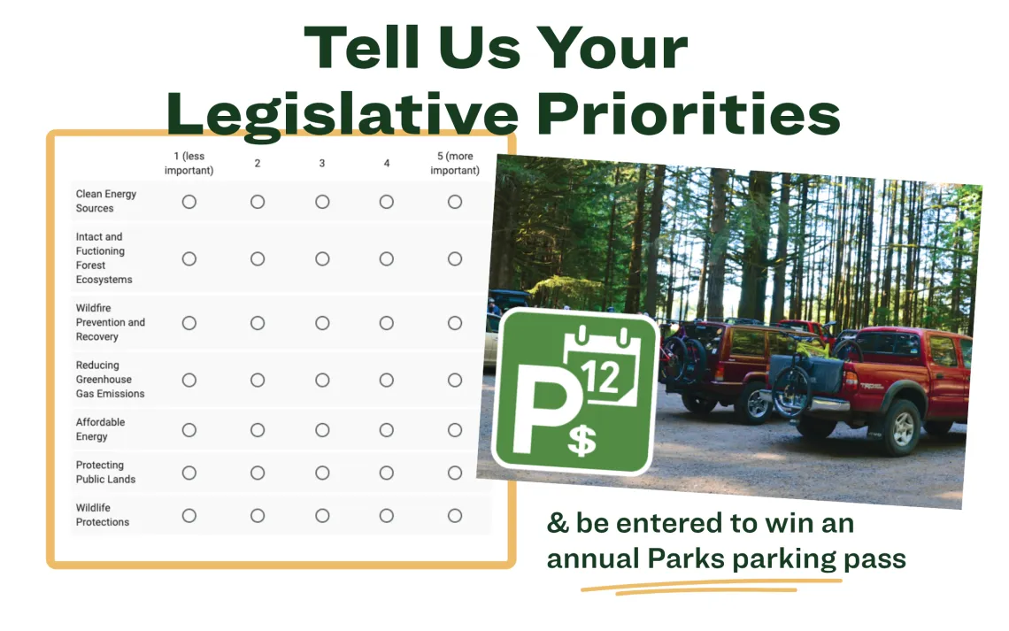Tell us your legislative priorities