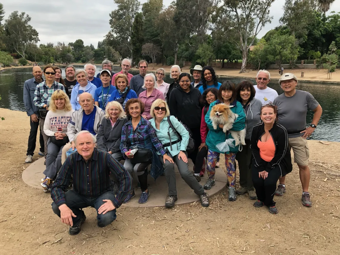 Margee Hills and hikers