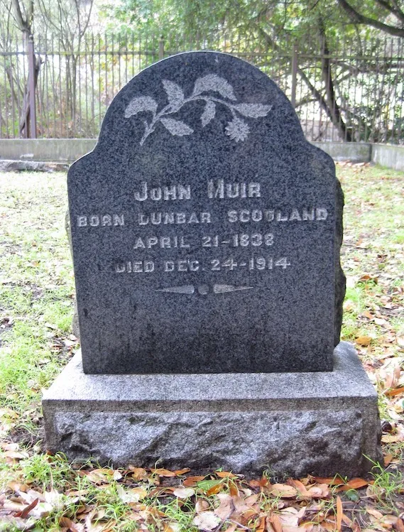 John Muir gravestone