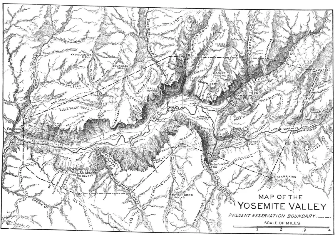 Yosemite Map