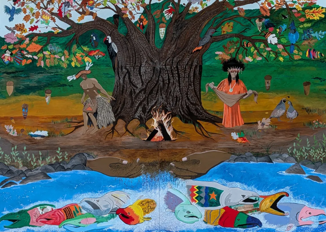 Windsor Town Wisdom Tree Mural