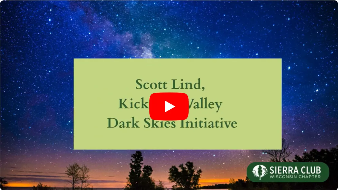 Cover slide for video with Scott Lind about Dark Skies