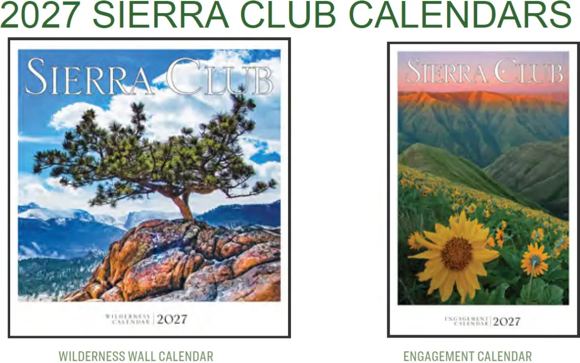 2027 Sierra Club Calendars