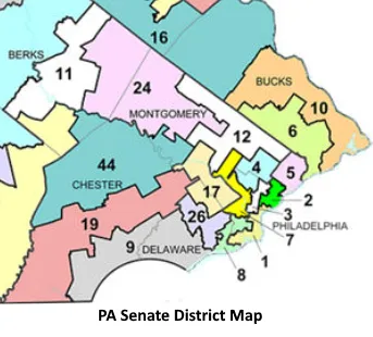 pa senate map