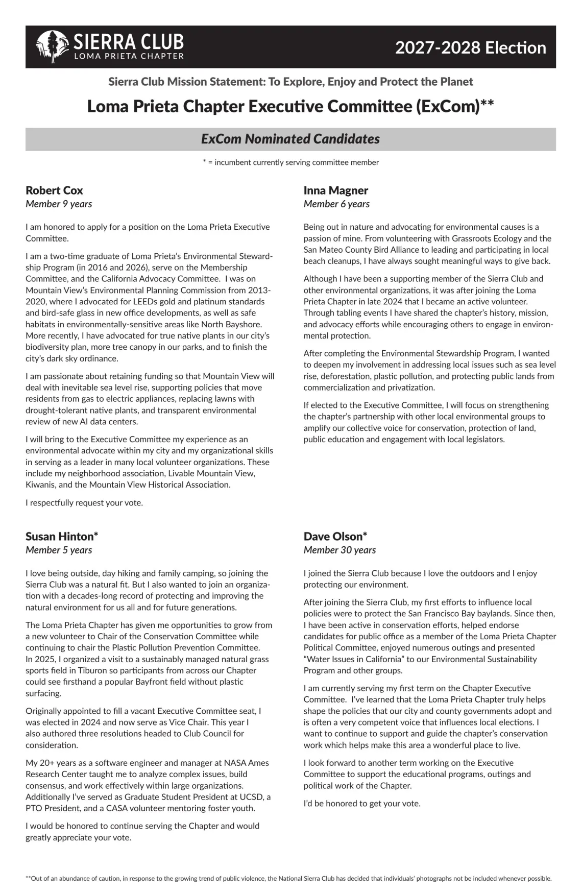 Candidate statement 2026 Page 1