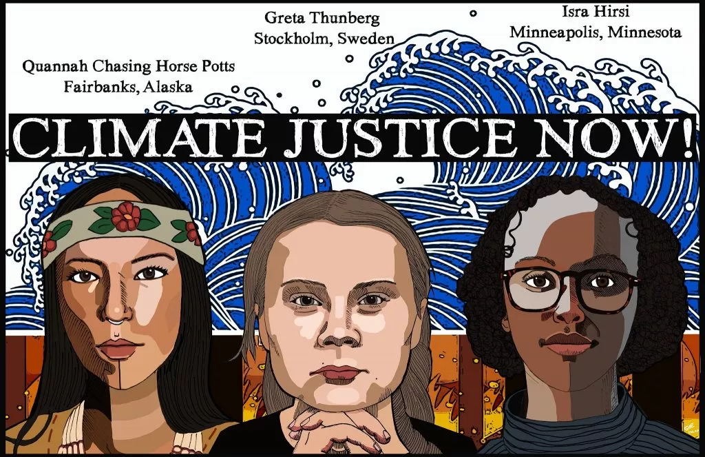 Climate Justice Now! (art by Nissa Tzun) Vince Reinhart  Flickr Cc.jpg