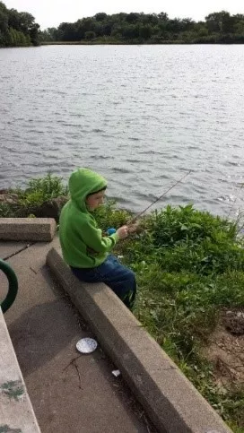 kid fishing