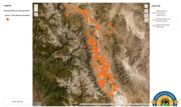 Inyo County potential solar impact