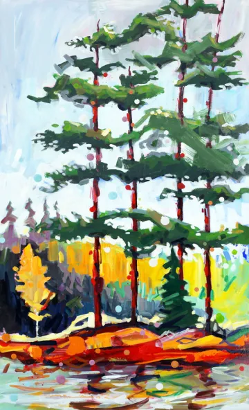 The River. Painting by Adam Swanson, www.adamswanson.com