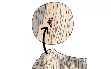 Alex Honnold climbing El Capitan