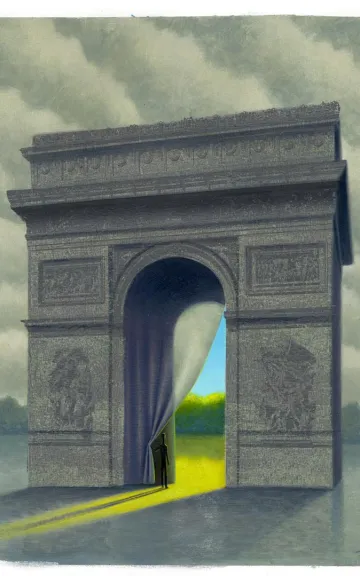 illustration of the arc d'triumph