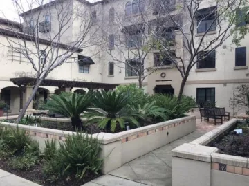 Landscaped courtyard