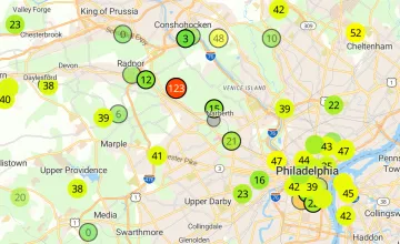 Map of Purple Sites