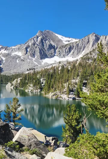 Valentine Lake in the John Muir Wilderness